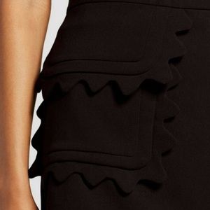 NWT Victoria Beckham Scallop Trim Skirt